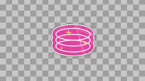 Bouncing Slinky Sticker Stock After Effects