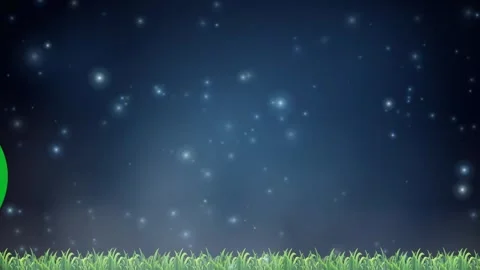 Bouncing Soccer Ball with Brazil Flag Pattern Over Night Grass Field Stock Footage 340195174