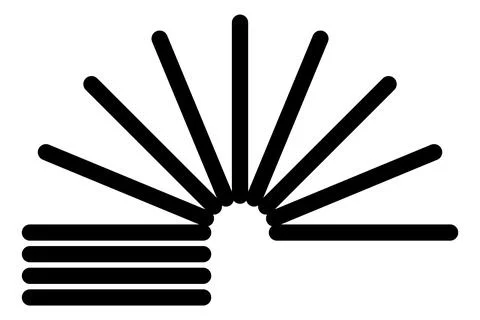 Bouncing spiral plastic coil icon. Cat spring Stock Illustration