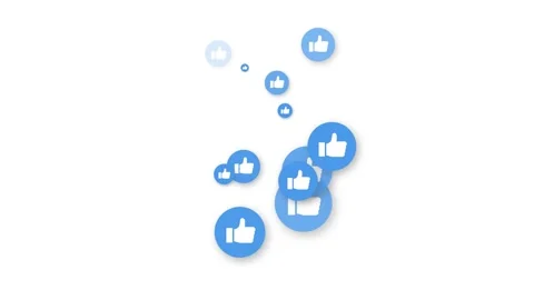 Bouncing Thumbs Up Animation. Social Media Likes Concept. Stock Footage 171823512