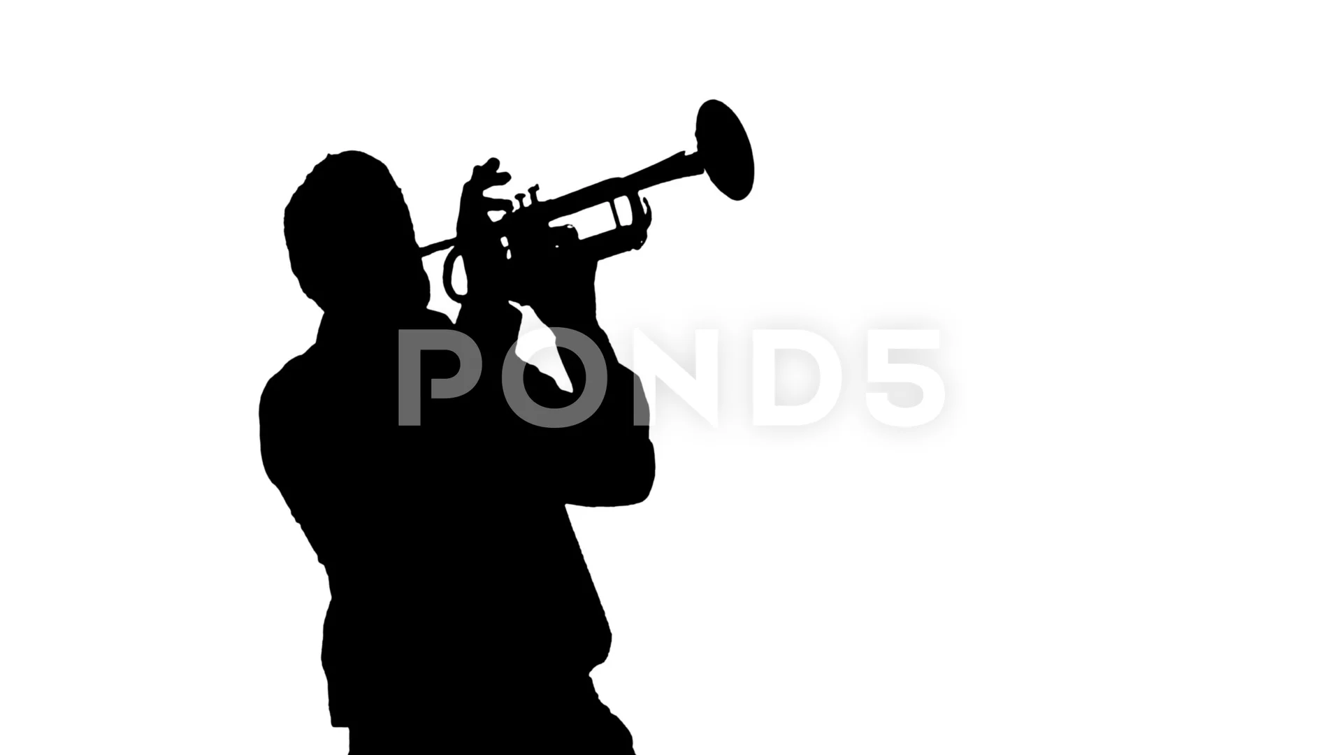 Trumpet Wallpaper Silhouette @