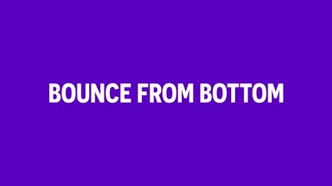 Bouncy From Bottom To Top Bouncing Text Title Intro After Effects素材
