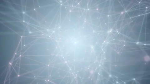 Bound lines, triangles and points. Abstract technology, science and engineering Stock Footage 115487195