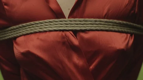 Bound woman, shibari Stock Footage 101218824