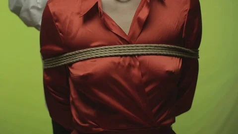 Bound woman, shibari Stock Footage 101218856