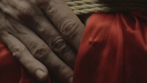 Bound woman, shibari Stock Footage 101218940