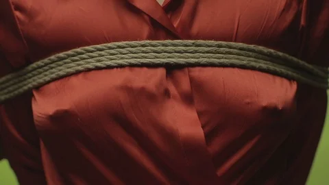 Bound woman, shibari Stock Footage 101218975