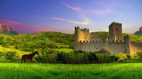 The Boundaries of Middle Earth Stock Footage 72090916