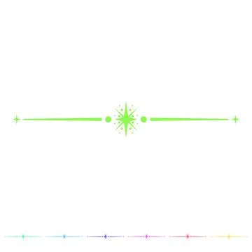 Boundary celestial divider border cartoon vector graphic イラスト素材
