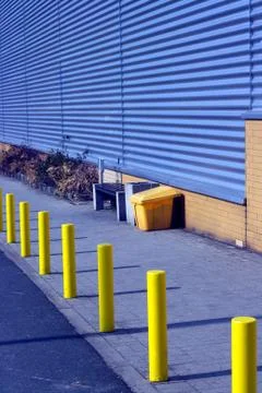 Boundary pillars Stock Photos