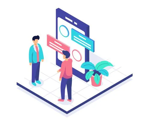 Boundless communications make it easy to stay in touch around the world Stock-Illustration