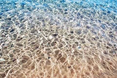Boundless sea surface, only blue water Stock Photos