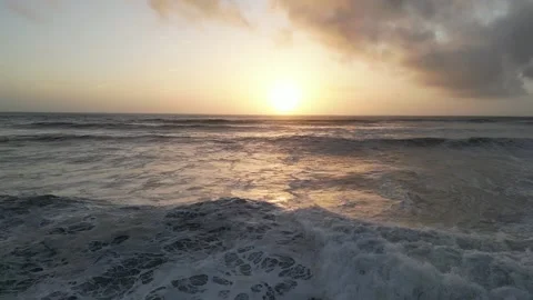 Bountiful Sunset over the Ocean Stock Footage 229414660