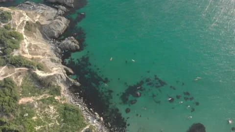 Bounty Beach Coast Video stock 218022296