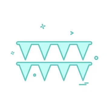 Bounty icon design vector Stock Illustration