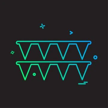 Bounty icon design vector Stock Illustration