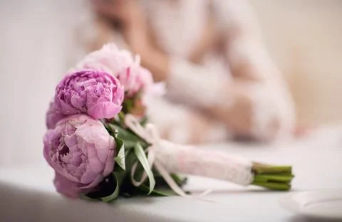 Bouquet of the bride Stock Photos