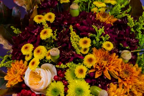 Bouquet from different colors. Фото