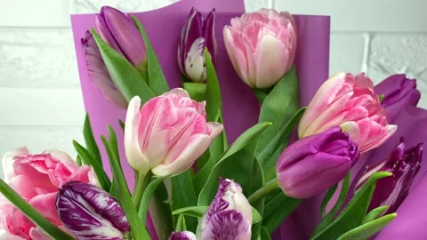 Bouquet of flower. Stock Footage 150789542