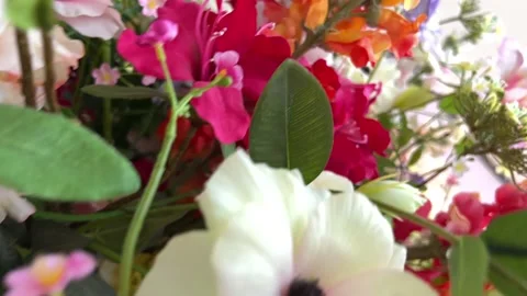 Bouquet of flowers up close Stock-Footage 223889678