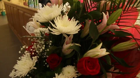 Bouquet Flowers Stock Footage 5903333