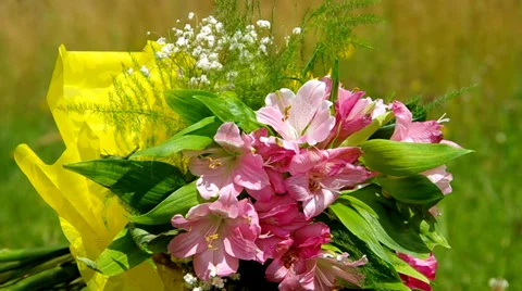 Bouquet of flowers Stock Footage 39734023
