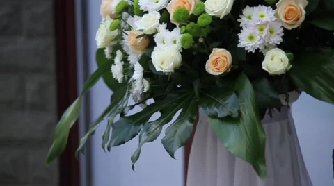 Bouquet of flowers Stock Footage 41496505