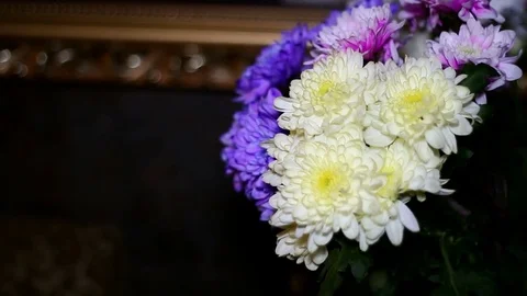 Bouquet of Flowers Stock Footage 81340423