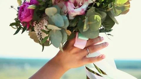 Bouquet of flowers Stock Footage 84030482