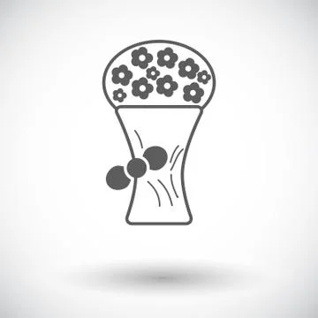 Bouquet of flowers Stock Illustration
