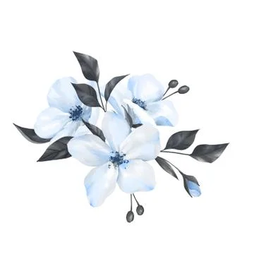 Bouquet of flowers Stock Illustration