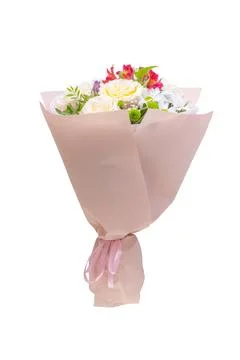 Bouquet of flowers isolated Stock Photos