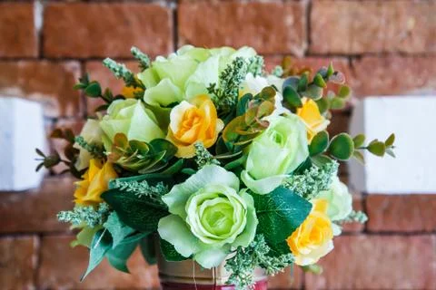 Bouquet of flowers on the table Фото