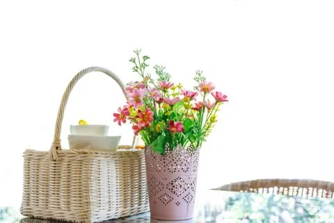 Bouquet of flowers on the table Fotos Stock