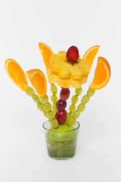 Bouquet of fruit Stock Photos