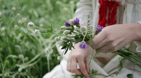Bouquet making Stock Footage 55764721