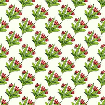Bouquet pattern with poppies for use in packaging paper design Stock Illustration