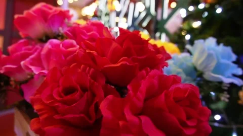 Bouquet of red roses Video stock 228024430