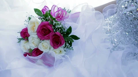 Bouquet of roses 02 Stock Footage 37711966