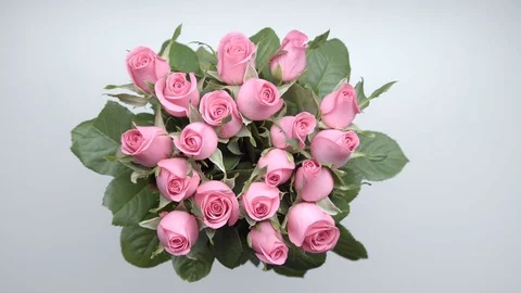 Bouquet of roses. 4 Stock Footage 101526996