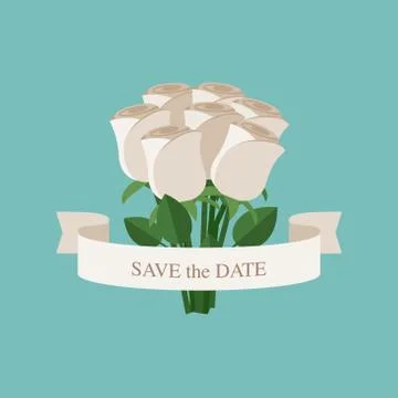 Bouquet of roses Stock Illustration
