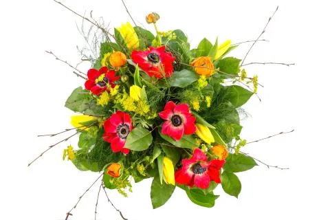 Bouquet of spring flowers Stock Photos