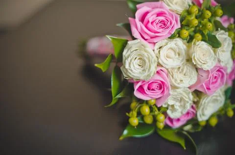 Bouquet on a table 895. Stock Photos