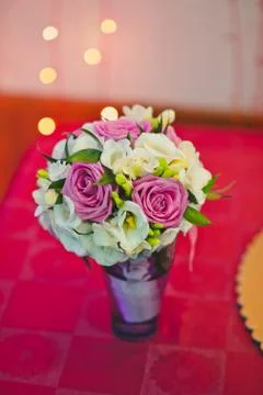 Bouquet on a table 994. Foto stock