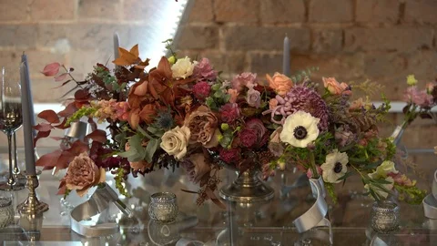 Bouquet on the table Stock Footage 101731102