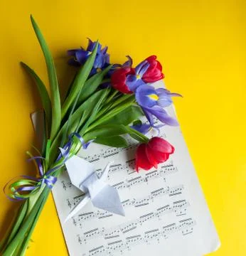 Bouquet on the table Stock Photos