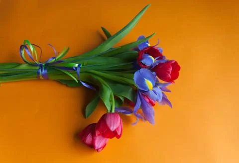 Bouquet on the table Stock Photos