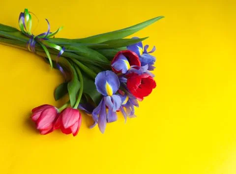 Bouquet on the table Stock Photos