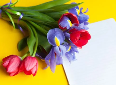 Bouquet on the table Stock Photos