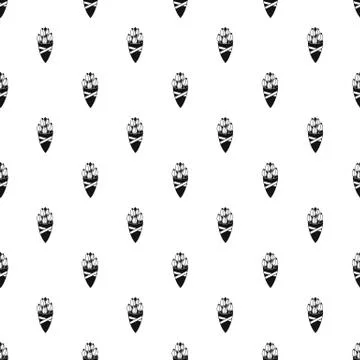 Bouquet of tulip flowers pattern vector Stock Illustration